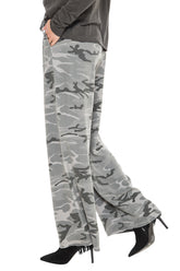 PALAZZO PANT- CHARCOAL CAMO - Da-Nang